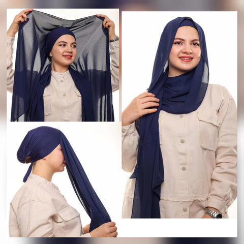 Chiffon Instant Hijab