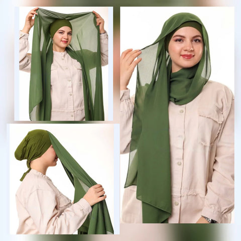 Chiffon Instant Hijab