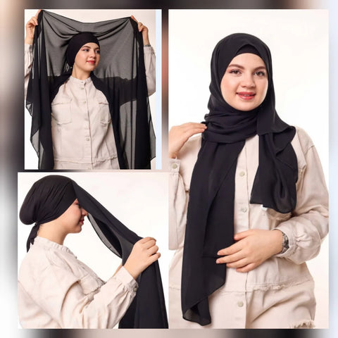 Chiffon Instant Hijab