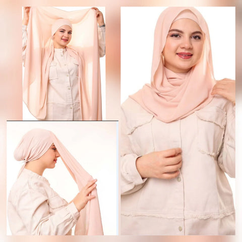 Chiffon Instant Hijab