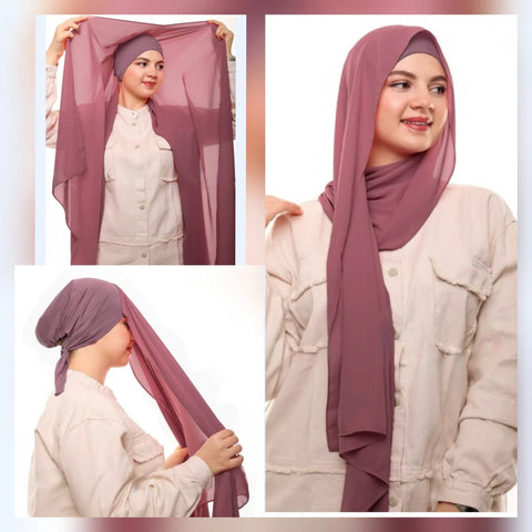 Chiffon Instant Hijab