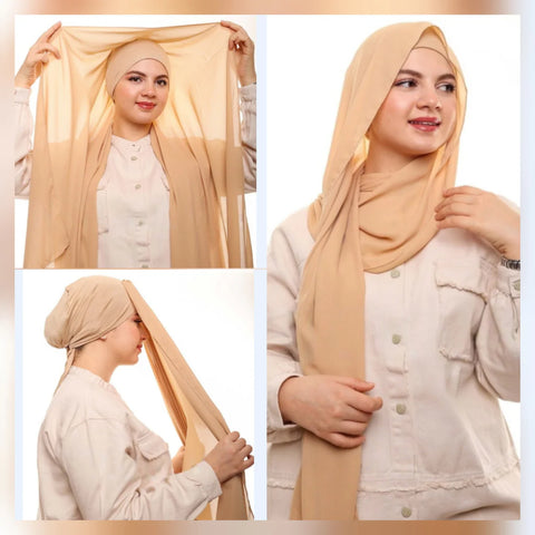 Chiffon Instant Hijab